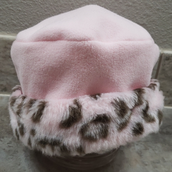 Baby Girls Pink Peacoat w/ matching Hat - Picture 3 of 3